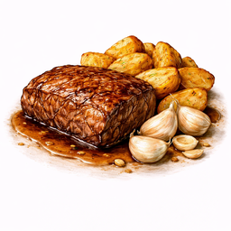 Eselfleisch mit Knoblauch.png